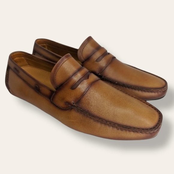 Magnanni Dylan Burnished Cognac Leather 